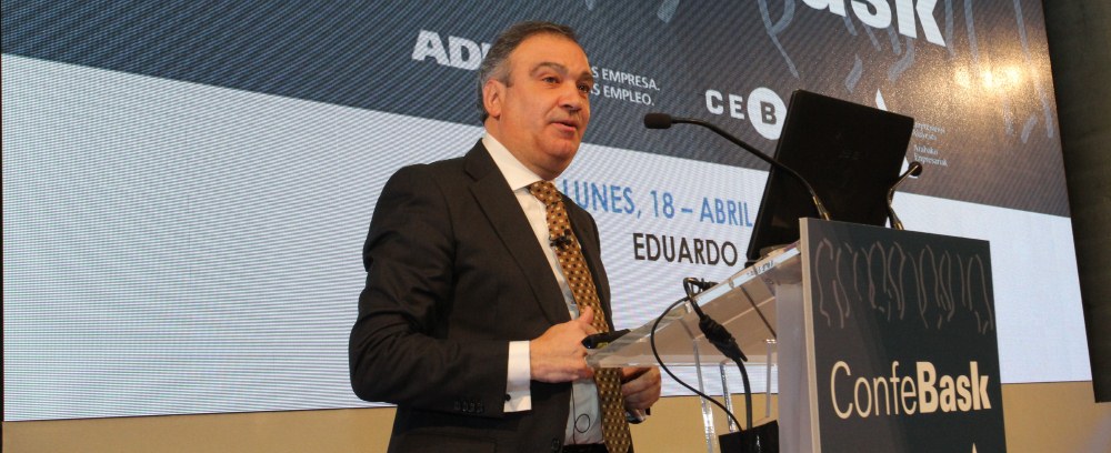 Eduardo Aréchaga, Director General de Confebask 