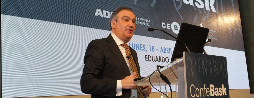 Eduardo Aréchaga, director general de Confebask