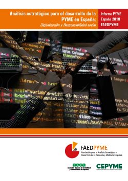 Informe pyme  España 2018: Análisis estratégico para el desarrollo de la PYME en España